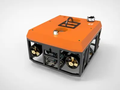 Submersible Remotely Operated Vehicle 3D model