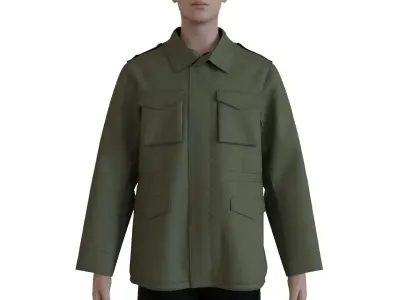Style3D Military Jacket 3D model