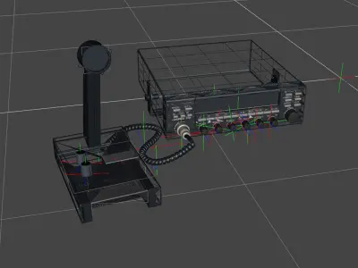 President George CB Radio 3D model