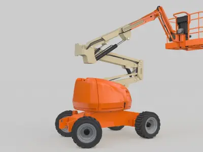 Cherry Picker Teleskopic Boom 3D model