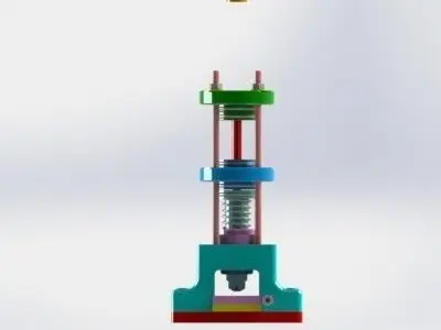 Presser mechanical device Free 3D model