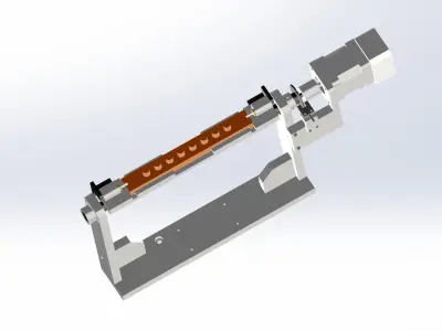Motor rotation axis 3D model