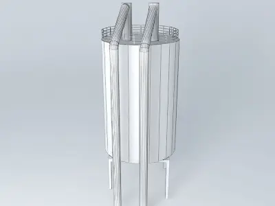 Boiler large gornjoibarski  3D model