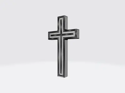 Versatile Cross Model in Multiple Formats - cross 2 3D model