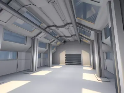 Warehouse 3D model 16