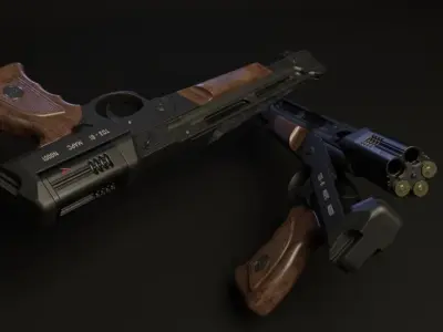 Toz-81 MARS Low-poly 3D model