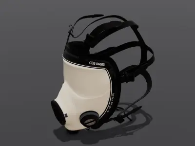 Mask 3D Model Low-poly 3D model