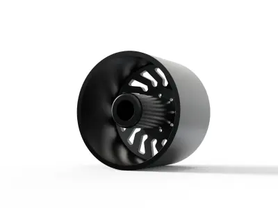 FRONT SPECIALITY FORGED D024 WHEEL 3D MODEL 3D model