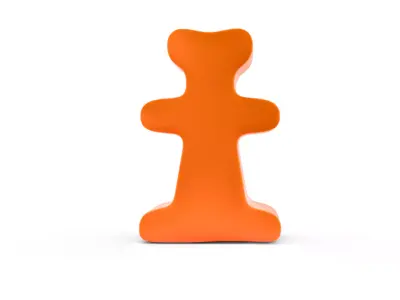 BUILDER Meeple Token Upgrade  Board Game Asset  04 3D print model