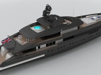 Farah Yacht 3D model