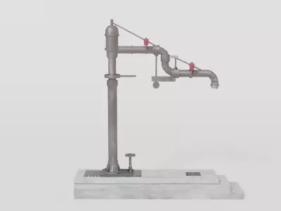 Old railway standpipe 3D model