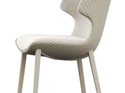 Modern dining chair 3D model buy