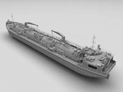 Bunkering vessel  3D model