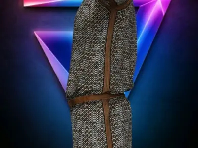Chainmail low-poly Low-poly 3D model