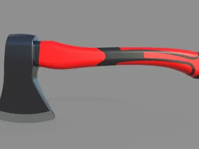 Axe M1 Low-poly 3D model