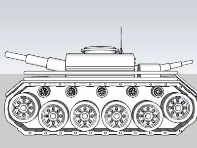 War Tank 3D model by rsimoes71