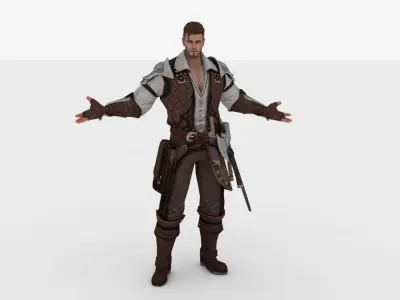 Soldier 3D model purchase