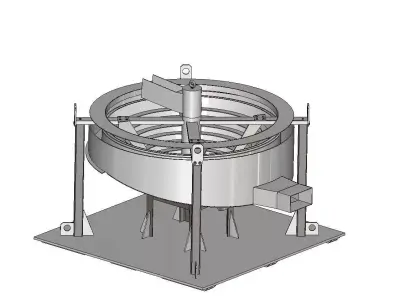 Gravel washer for Gold Extraction Free 3D model