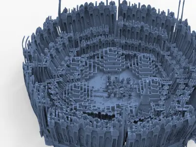 Dantes Hell Ring 1 3D model