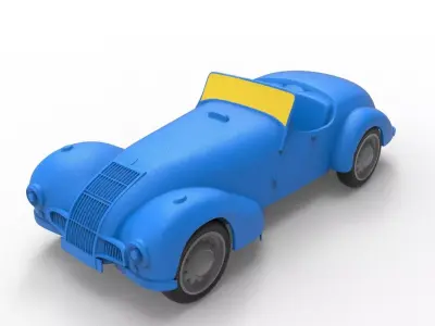 Allard K1 1946 Classic Car 3D print model