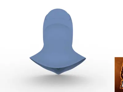 IMPERIAL GUARD WEARABLE HELMET READY TO 3D PRINTING 3D model
