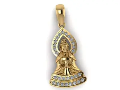 PENDANTS BUDDHA 3D print model