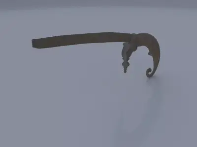 Eagle-Claw Curtain Holders 3D model