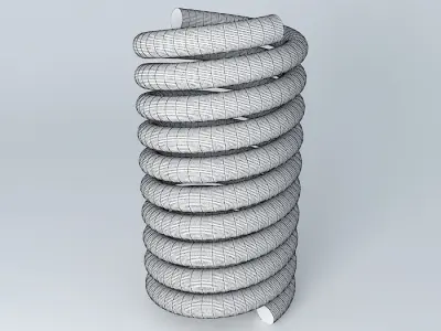double spring Free 3D model