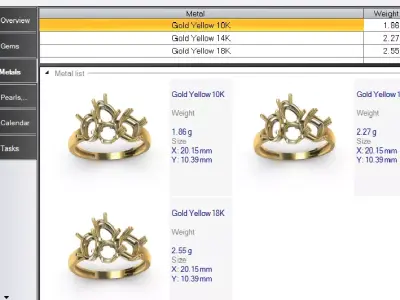 spring ring 3D model