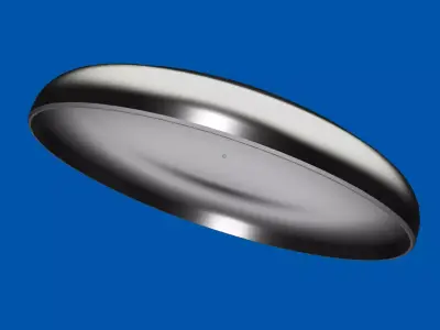 Torospherical dished end DIN28011 Free low-poly 3D model