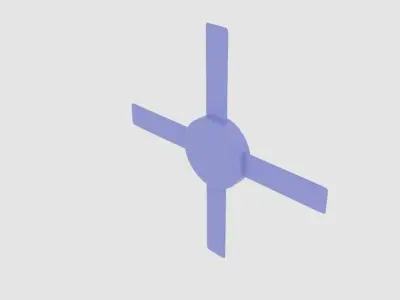  Free Fanfan  Free low-poly 3D model