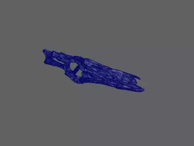 Gun 3D Model 3D model purchase