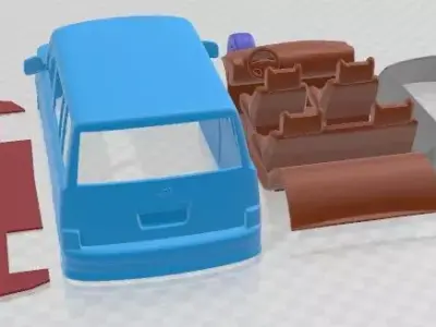 Scion xB 2003 Printable Car 3D print model