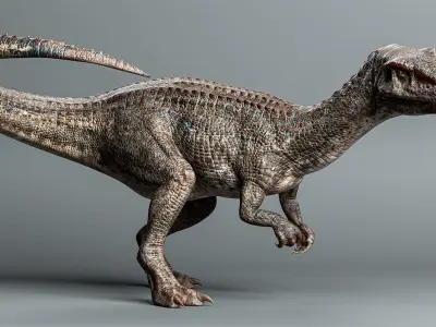 BARYONYX Low-poly 3D model purchase