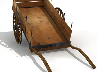 ancient chariot 3D model purchase