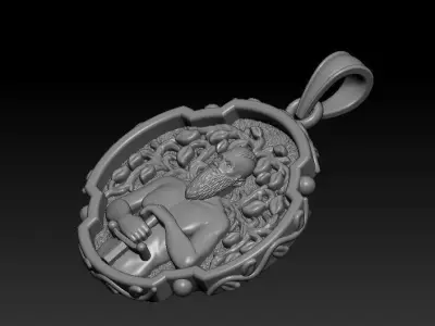 Pendant Viking 3D print model