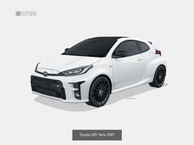 Toyota 6 car colection 3D Model Pack