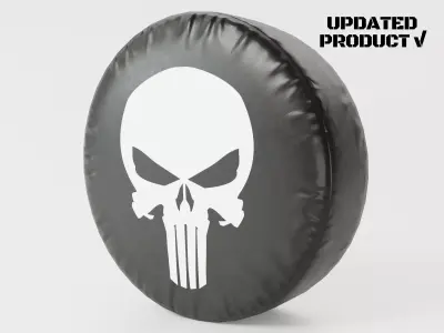 Tire Cover Low Poly PBR 4K Low-poly 3D model