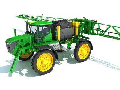 Sprayer and Spreader Machine 3D model
