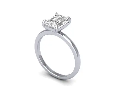 Wedding Ring 3D print model 56
