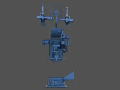 Breda 20-65 twin - Commercial license - 1-72 scale 3D print model