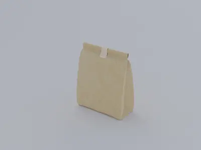 Food packaging item 01 Low-poly 3D model