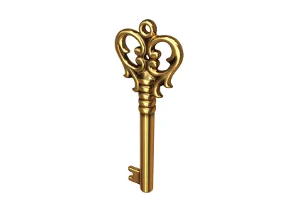 Classic Key 3D model 3D model