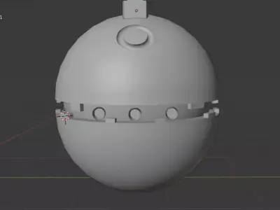 Star Wars Thermal Detonator  Low-poly 3D model