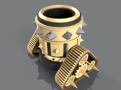 Mortar 3D model purchase