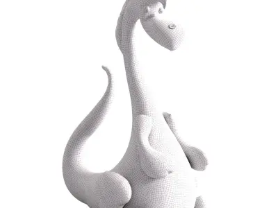 dinosaur 3D model 10