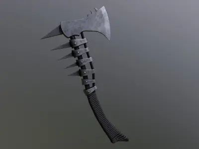 Viking Axe GameReady Realistic PBR model Low-poly 3D model
