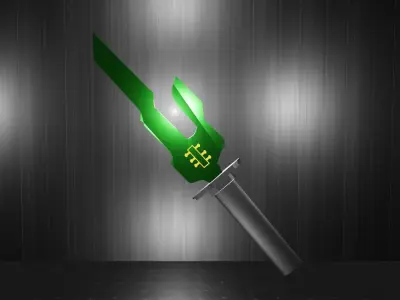 Cursed Tool Dagger From Jujutsu Kaisen Low-poly 3D model