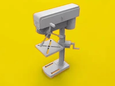 drilling press 3D print model