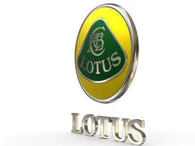 lotus logo 3D model